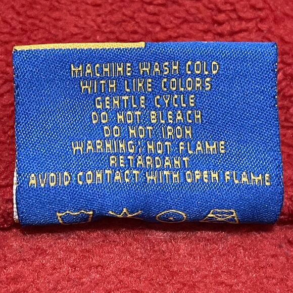 VTG New England Patriots Sweater Womens XL Red 1/4 Zip Fleece Embroidered Logo - Picture 3 of 9